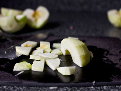 нарізане яблуко