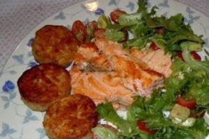 Смажене філе сьомги