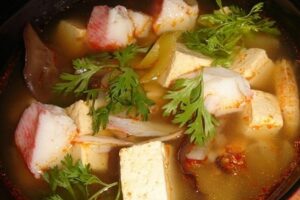 Місо-суп з креветками і тофу