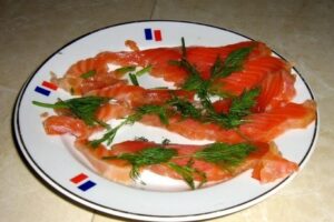 Карпаччо з лосося