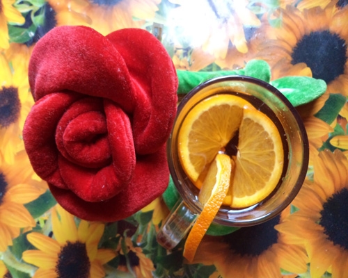 Чайний крюшон з шампанським