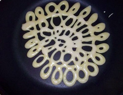 жарка мереживний млинців