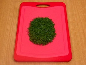 нарізаємо кріп