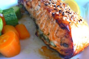 Лосось на грилі