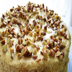 пиріг з яблуками і горіхами