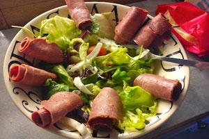 нарізка на тарілці