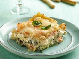 Лазанья з морепродуктів