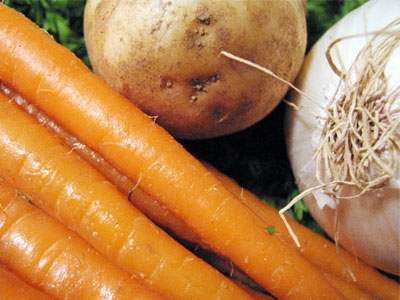 овщи на столі