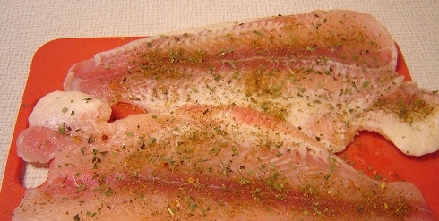 Обсмажуємо рибне філе