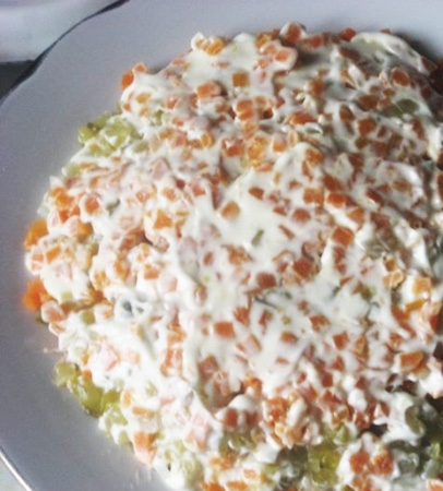 Укладаємо начинку на хлібець