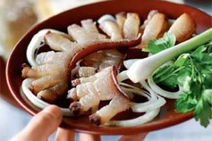 Копчене сало в аерогрилі