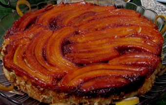 бананово-мигдальний пиріг