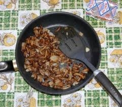 обсмажуємо опеньки