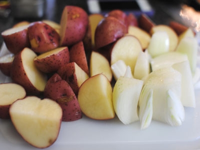 картопля і цибуля