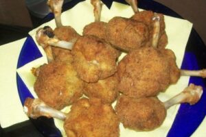 Фаршировані курячі крильця