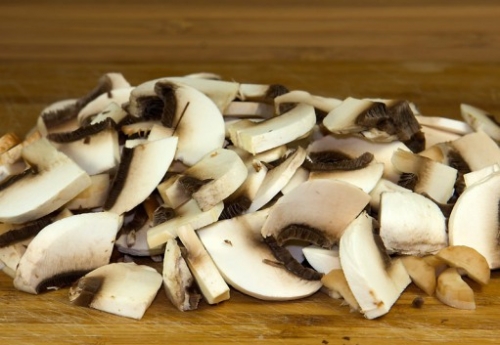 Нарізані печериці