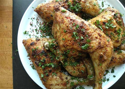 окосту на тарілці