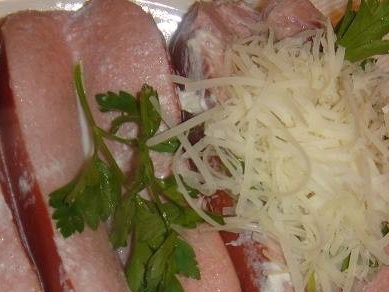 начиняємо сардельки