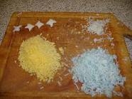 трьом на тертці білок і жовток