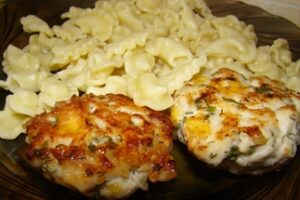 Котлети курячі з грибами