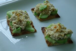 Канапе з крабовим м&;ясом