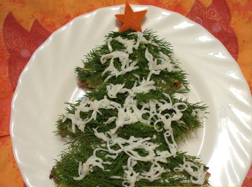 Прикрашений салатик