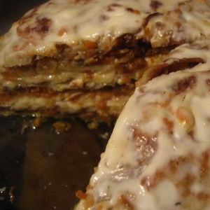 Готовий овочевий торт