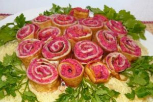 Святковий салат «Букет»