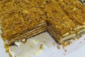 Медове тістечко