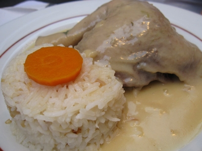 курка з рисом по-паризьки