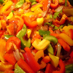 цибулю з перцем