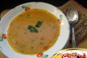 Пісний гороховий суп-пюре