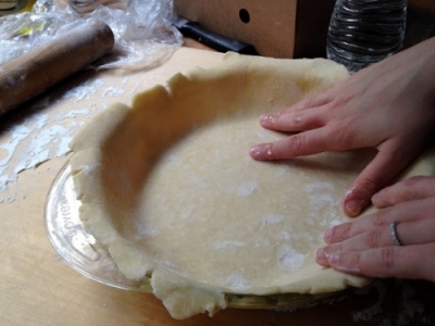 викладаємо тісто