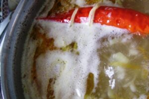 Розсольник з куркою