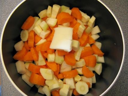 олія з овочами