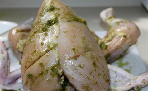 курка в маринаді