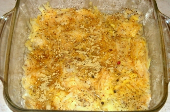 блюдо викладаємо шарами