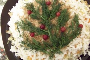 Салат «Різдвяна ялинка»