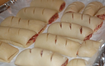 викладаємо булочки на деко