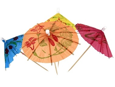 Прикрашаємо коктейль парасольками