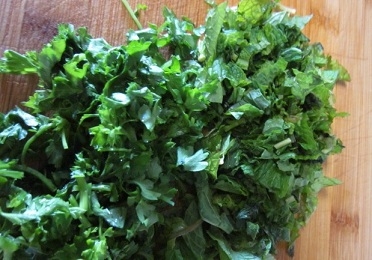 Петрушка і м'ята - відмінний дует