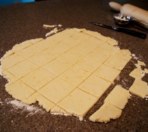 розрізаємо тестовий пласт