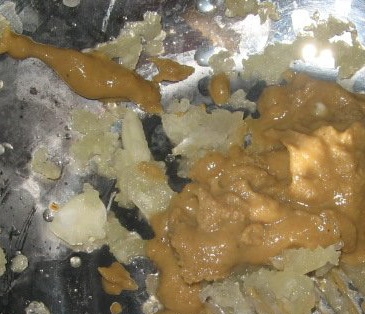 змішуємо гірчицю з часником