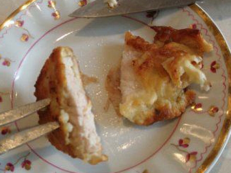 Свинина в клярі у розрізі