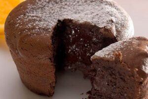 Кекс з рідкою начинкою