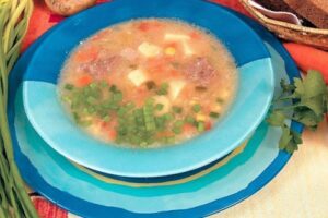 Суп з баранини з крупою