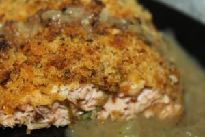 Горбуша під хлібною скоринкою