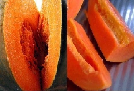 разлеляем і гарбуз очищаємо