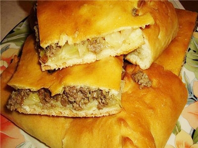 м'ясна кулеб'яка