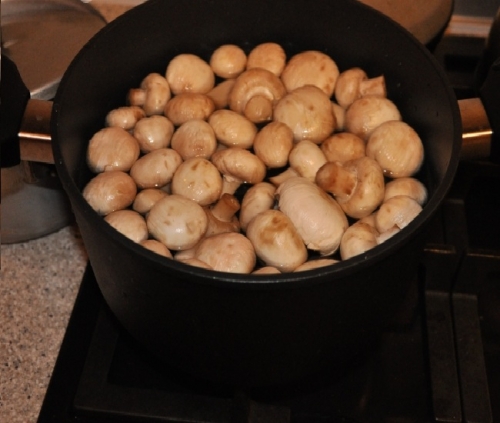 відварюємо печериці